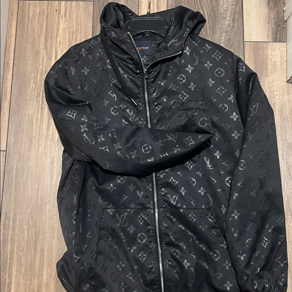 Louis Vuitton Dark Monogram Hooded Jacket